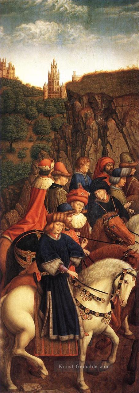 Die Genter Altar des Gerechte Richter Renaissance Jan van Eyck Ölgemälde